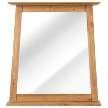 Carica l&#39;immagine nel visualizzatore di Gallery, Specchio con Mensola in Legno Massello di Pino 70x12x79 cm