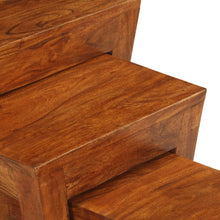 Indlæs billede til gallerivisning Tavolini Impilabili 3 pz Massello di Acacia 50x35x50 cm Marrone