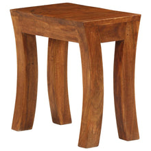Indlæs billede til gallerivisning Tavolini Impilabili 3 pz Massello di Acacia 50x35x50 cm Marrone