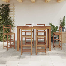 Load image into Gallery viewer, Tavolo Bar da Pranzo in Legno Massello di Acacia 150x70x105 cm