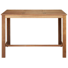 Load image into Gallery viewer, Tavolo Bar da Pranzo in Legno Massello di Acacia 150x70x105 cm
