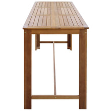 Load image into Gallery viewer, Tavolo Bar da Pranzo in Legno Massello di Acacia 150x70x105 cm