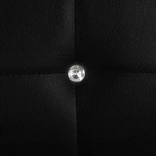 Carica l&#39;immagine nel visualizzatore di Gallery, Sedie da Pranzo 2 pz Nere in Similpelle