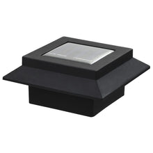 Carica l&#39;immagine nel visualizzatore di Gallery, Lampade Solari da Esterni 6 pz a LED Quadrate 12 cm Nero