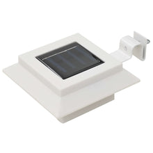 Load image into Gallery viewer, Lampade Solari da Esterni 6 pz a LED Quadrate 12 cm Bianco