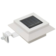 Load image into Gallery viewer, Lampade Solari da Esterni 6 pz a LED Quadrate 12 cm Bianco