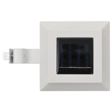 Load image into Gallery viewer, Lampade Solari da Esterni 6 pz a LED Quadrate 12 cm Bianco