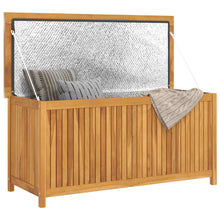 Carica l&#39;immagine nel visualizzatore di Gallery, Baule da Giardino 120x50x58 cm in Massello di Teak