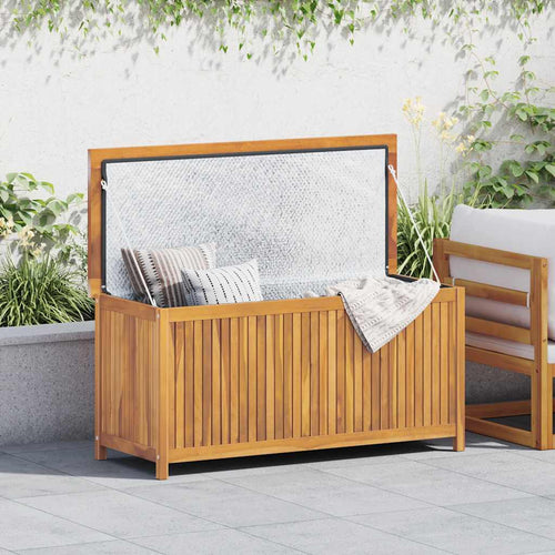 Baule da Giardino 120x50x58 cm in Massello di Teak