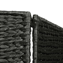 Load image into Gallery viewer, Separè 3 Pannelli Nero 116x160 cm in Giacinto d&#39;Acqua