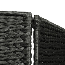 Load image into Gallery viewer, Separè 4 Pannelli Nero154x160 cm in Giacinto d&#39;Acqua