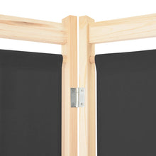 Load image into Gallery viewer, Divisorio a 4 Pannelli Grigio 160x170x4 cm in Tessuto