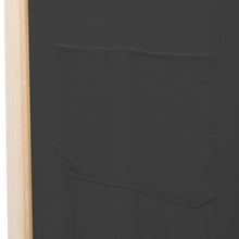 Load image into Gallery viewer, Separè 5 Pannelli Grigio 200x170x4 cm in Tessuto e legno