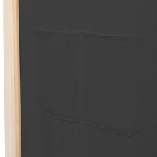 Carica l&#39;immagine nel visualizzatore di Gallery, Separè  6 Pannelli Grigio 240x170x4 cm in Tessuto e legno