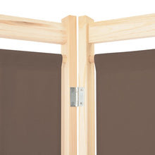 Load image into Gallery viewer, Divisorio a 6 Pannelli Marrone 240x170x4 cm in Tessuto