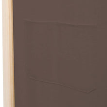 Load image into Gallery viewer, Divisorio a 6 Pannelli Marrone 240x170x4 cm in Tessuto