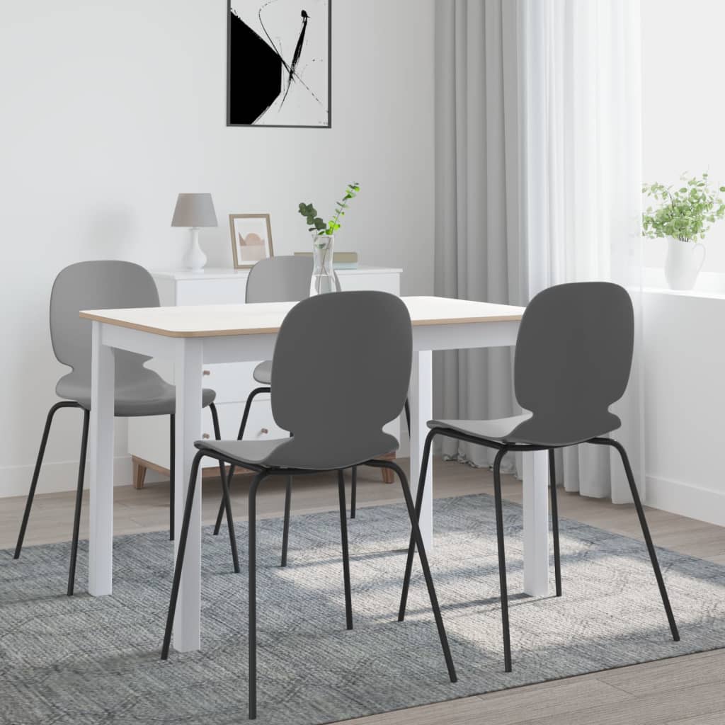 Tavolo da Pranzo Bianco e Marrone 114x71x75cm Massello di Hevea