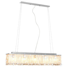 Carica l&#39;immagine nel visualizzatore di Gallery, Lampadario con Perle di Cristallo Argento 104 cm E14
