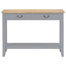 Laden Sie das Bild in den Galerie-Viewer, Tavolo Consolle Grigio 110x35x80 cm in Legno