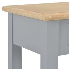 Laden Sie das Bild in den Galerie-Viewer, Tavolo Consolle Grigio 110x35x80 cm in Legno