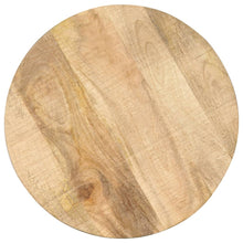 Indlæs billede til gallerivisning Tavolino 45x(45-62) cm in Legno Massello di Mango e Ghisa