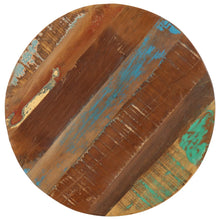 Indlæs billede til gallerivisning Tavolino 45x(45-62) cm in Legno Massello di Recupero e Ghisa