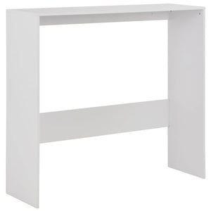 Tavolo Bar 2 Livelli Bianco 130x40x120