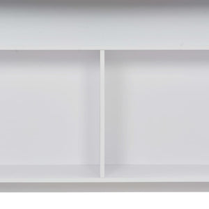 Tavolo Bar 2 Livelli Bianco 130x40x120