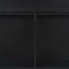 Charger l&#39;image dans la galerie, Tavolo Bar 2 Piani d&#39;Appoggio Nero 130x40x120 cm