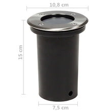 Load image into Gallery viewer, Faretto Carrabile a LED Rotondo 3 pz per Esterno