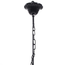 Charger l&#39;image dans la galerie, Lampadario in Cristallo con 5 Lampadine Nero