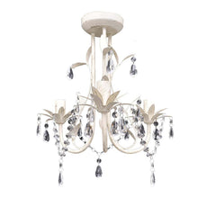 Charger l&#39;image dans la galerie, Lampadario da Soffitto Cristallo Elegante Bianco
