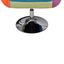 Charger l&#39;image dans la galerie, Poltrona a Cubo con Design Patchwork in Tessuto
