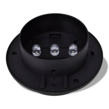 Carica l&#39;immagine nel visualizzatore di Gallery, Lampade Solari 6 pz Luci per Recinzioni Nere