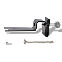 Carica l&#39;immagine nel visualizzatore di Gallery, Lampade Solari 6 pz Luci per Recinzioni Nere