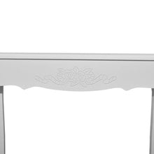 Laden Sie das Bild in den Galerie-Viewer, Tavolo Consolle Bianco 100x35x78 cm