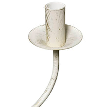 Charger l&#39;image dans la galerie, Lampadario Stile Antico Metallo Bianco 8 Lampadine