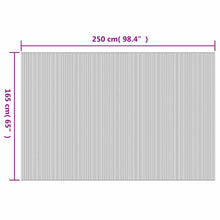 Load image into Gallery viewer, Divisorio in Bambù Naturale 250x165 cm
