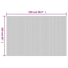 Carica l&#39;immagine nel visualizzatore di Gallery, Pannello Divisore per la Stanza in Bambù Bianco 250x165 cm
