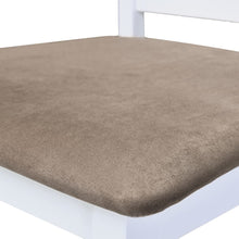 Load image into Gallery viewer, Sgabelli da Bar 2 pz Bianchi in Tessuto