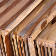 Indlæs billede til gallerivisning Tavolini Impilabili Set 3 pz in Legno di Recupero di Teak