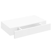 Load image into Gallery viewer, Pensile per Pareti Bianco in MDF con 1 Cassetto