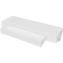 Load image into Gallery viewer, Pensile per Pareti Bianco 1 Cassetto in MDF