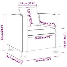 Load image into Gallery viewer, Poltrona Nera in Similpelle