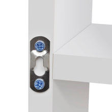 Load image into Gallery viewer, Mensole da Parete Galleggiante 8 Scomparti Bianco