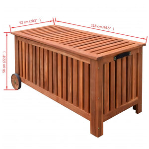 Baule da Giardino 118x52x58 cm in Legno