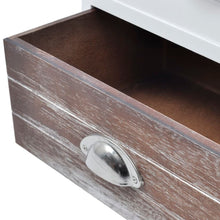 Carica l&#39;immagine nel visualizzatore di Gallery, Comodini 2 pz Marrone e Bianco