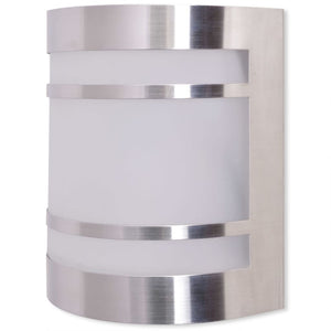 Applique da parete per esterno in acciaio inox