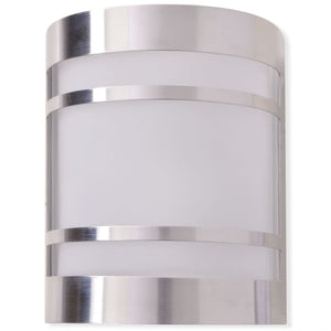Applique da parete per esterno in acciaio inox