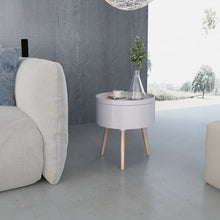 Indlæs billede til gallerivisning Tavolinetto Vassoio Rotondo 39,5x44,5 cm Grigio